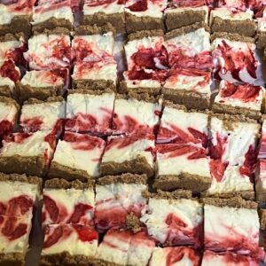 freeze-dried strawberry cheesecake