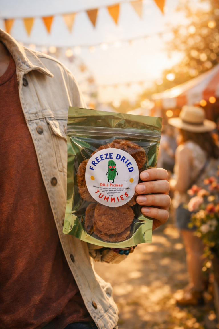 freeze dried pickle snacks