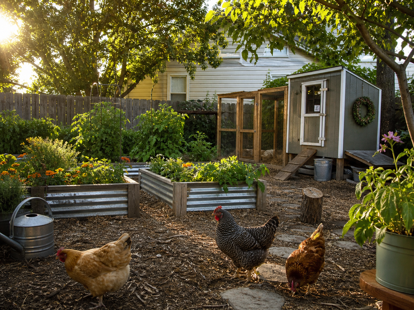 small space homestead lifestyle