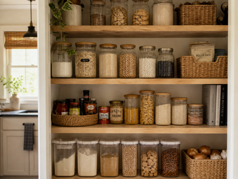 rotating food storage pantry
