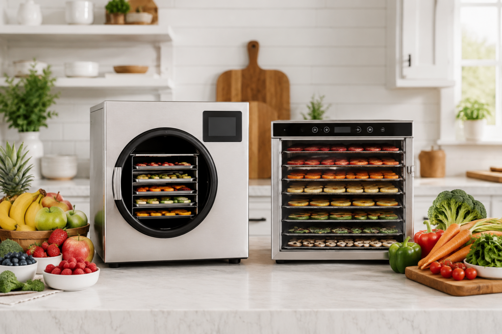 comparison freeze dryer vs dehydrator