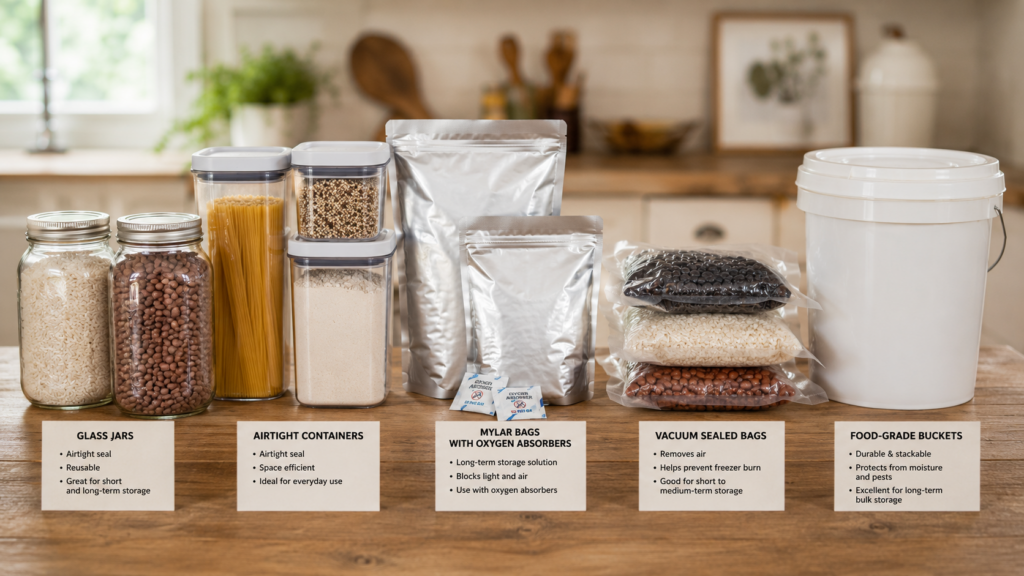 freeze dried food storage containers