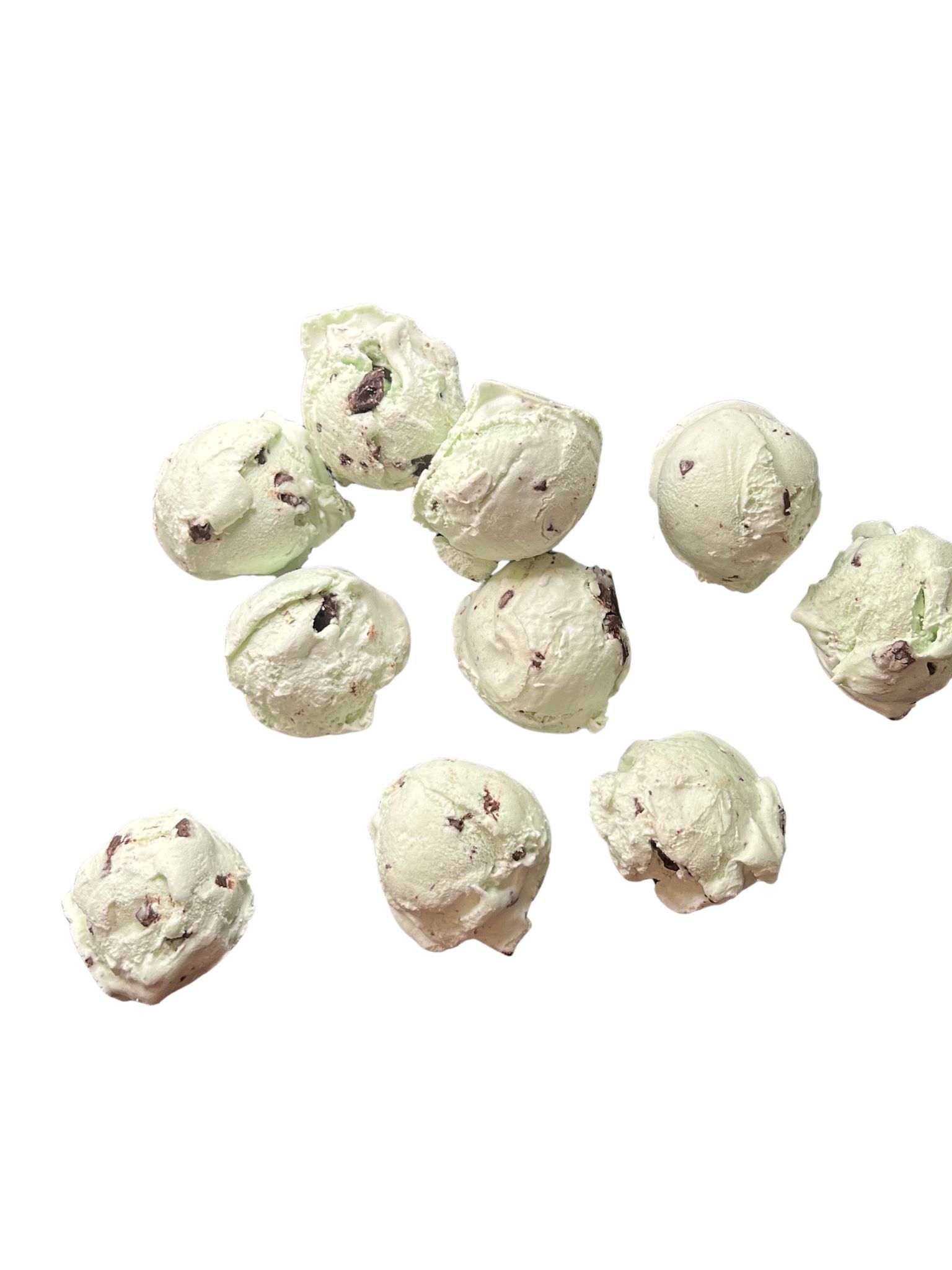 freeze dried mint chocolate chip ice cream